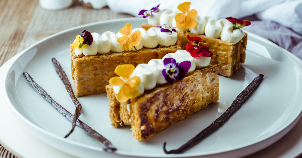 Milfoil Cake Cream Chocolate Prepared Celebration Stock Photo 378731563 |  Shutterstock